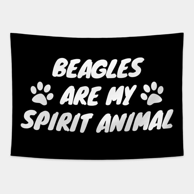 Beagles Are My Spirit Animal Tapestry by LunaMay