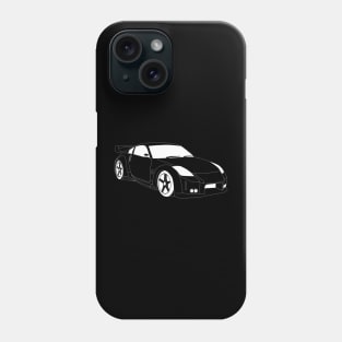 FF Nissan Fairlady White Outline Phone Case