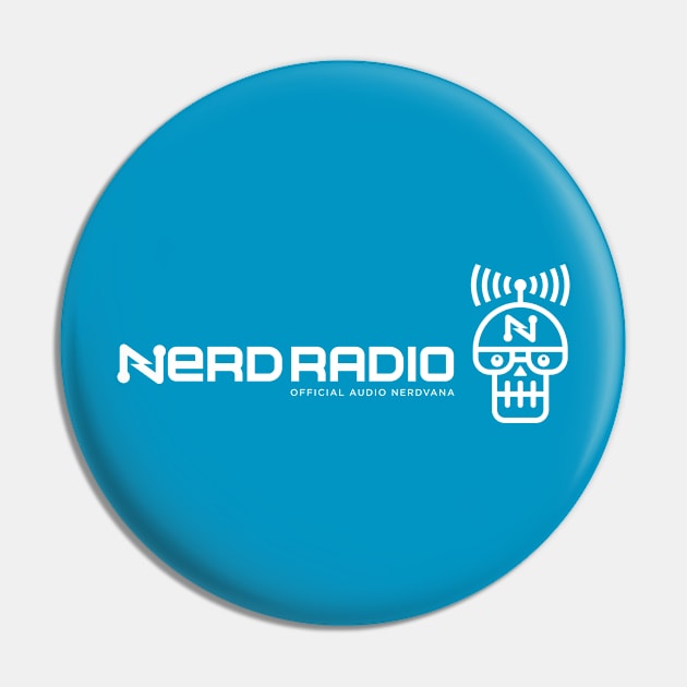 Nerd Radio FM Basic Tee Pin by nerdradiofm