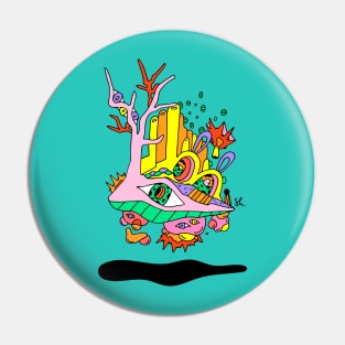 Bubble Town Pin