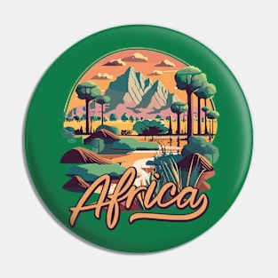 Beautiful African Landscape Pin