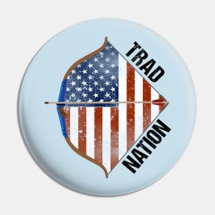 Trad Nation Traditional Archery Pin