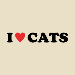 I love cats T-Shirt