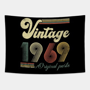 Vintage 1969 55th Birthday Gift Men Women 55 Years Old Tapestry