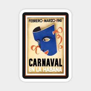 Carnaval, En la Habana, Poster Magnet