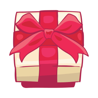 Jewelery box with red bow T-Shirt