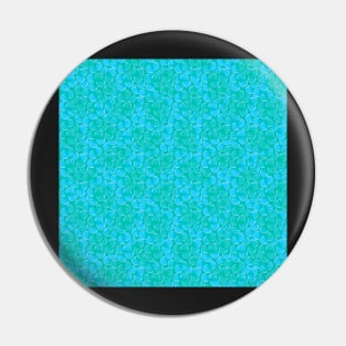 Watermelon Blues | Brilliant Blue and Green Pattern | Itty Bitty Watermelon Confetti Design Pin