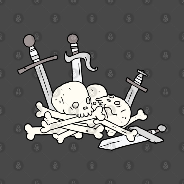 skull & sword by Diusse
