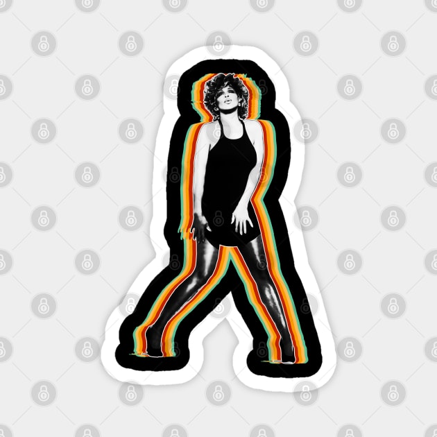 Retro Tina Turner Magnet by Cika Ciki