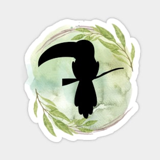 Toucan silhouette Magnet