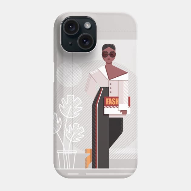 Victoria - Street Style Woman Phone Case by lanaxxart