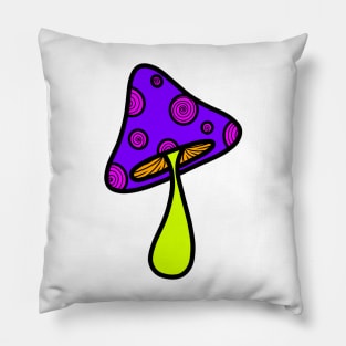 Trippy Purple Mushroom 2 Pillow