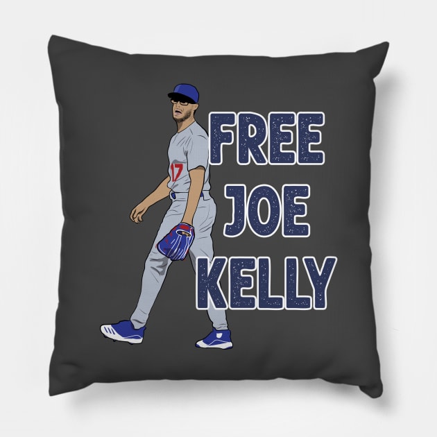 Free Joe Kelly LA Dodgers Pillow by Hevding