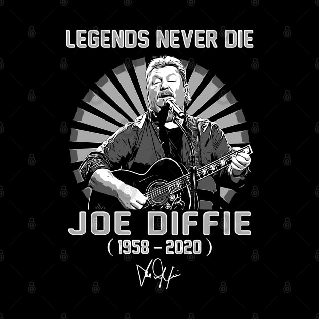 Joe Diffie Country Legend by StoneSoccer