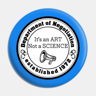 It's Art not a Science Pin