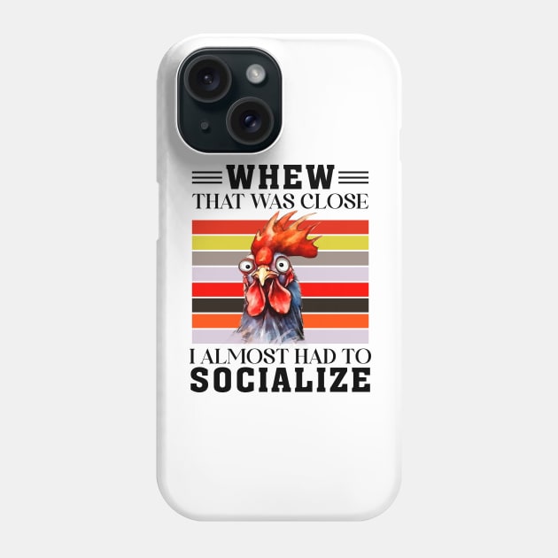 Whew That Was Close Phone Case by bellofraya