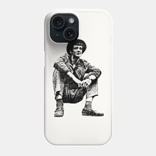 Jean-Paul Belmondo † Retro Fan Art Phone Case