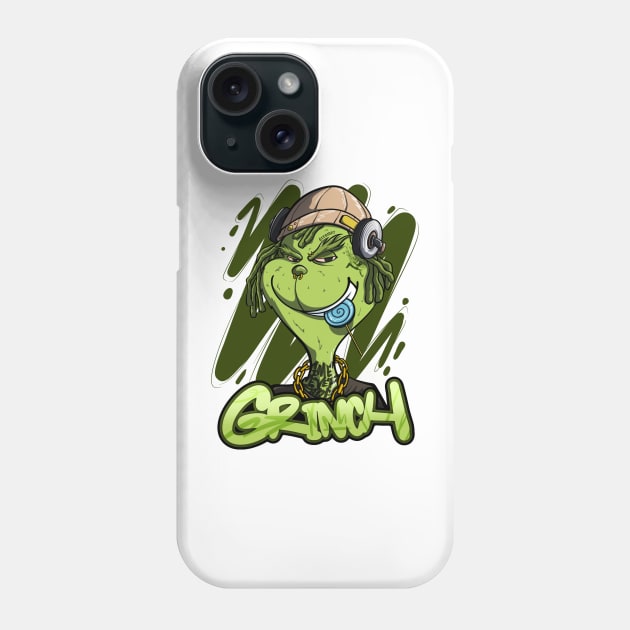 Grinch Party - Cartoon character Phone Case by KNTG