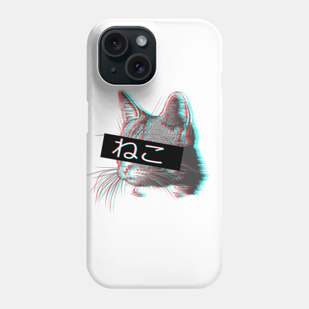 Japanese Cat 3d Phone Case by Daytone