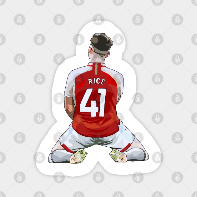 Declan Rice Magnet by Webbed Toe Design's