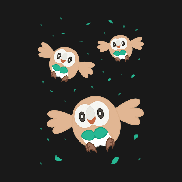 Windy Owlets by Clarmeleon