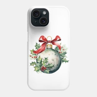 Watercolor Christmas Ornament Phone Case