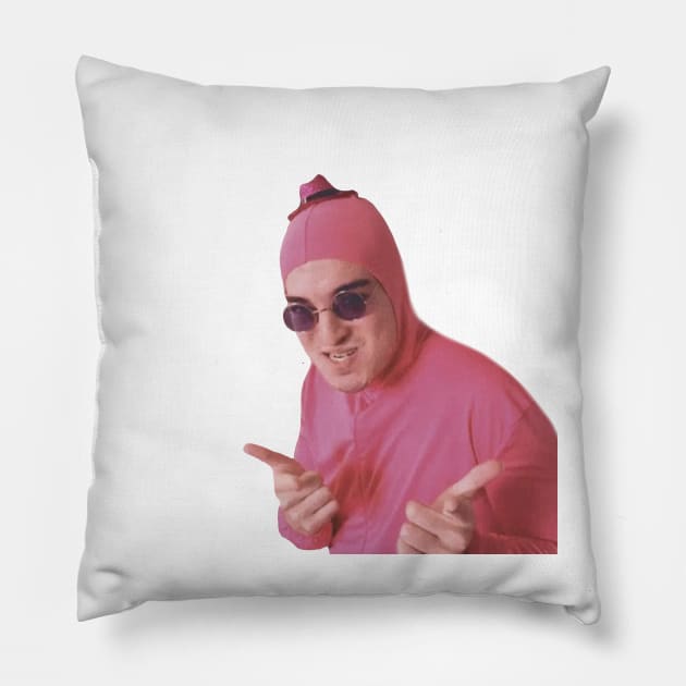 Pink Guy Pillow by CatGirl101