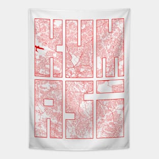 Kumasi, Ashanti, Ghana City Map Typography - Oriental Tapestry