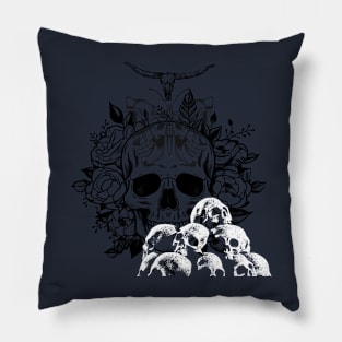 Graphic Skelton Pillow