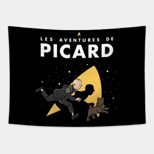 Les aventures de Picard Tapestry