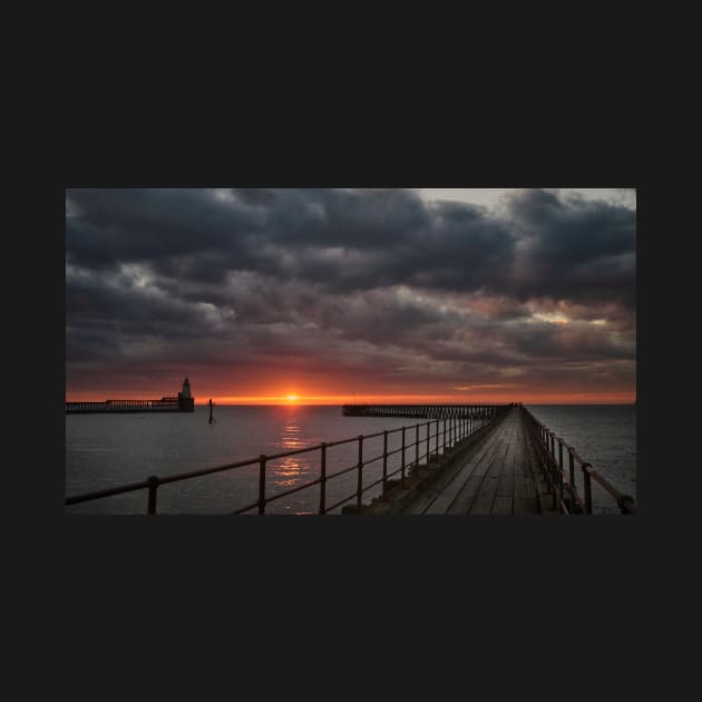 Sunrise at the mouth of the River Blyth - Panorama by Violaman