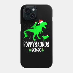 Poppy T Rex Matching Family Christmas Dinosaur Shirt Phone Case