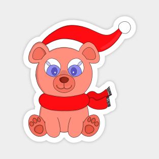 Baby Winter Bear Magnet