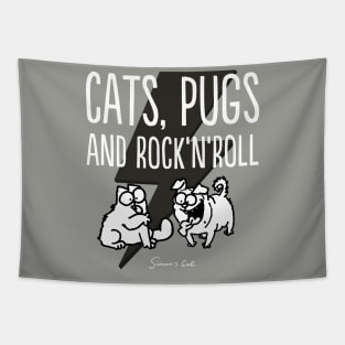 Simon's Cat - Cats, Pugs & Rock n Roll. Tapestry