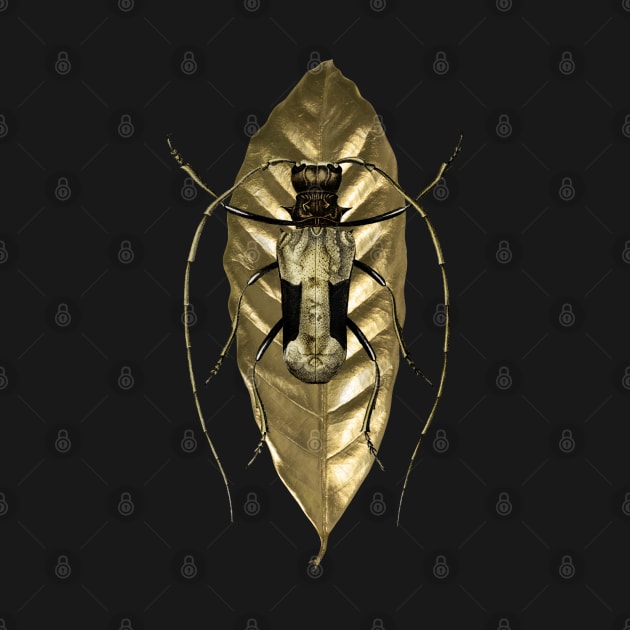 Gold Insect by rickyrickbob