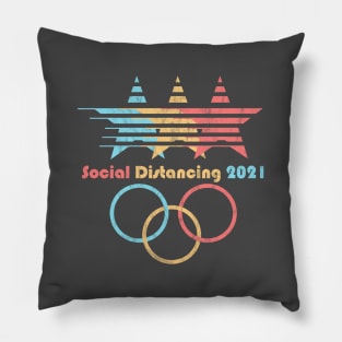 Social Distancing 2021 Pillow