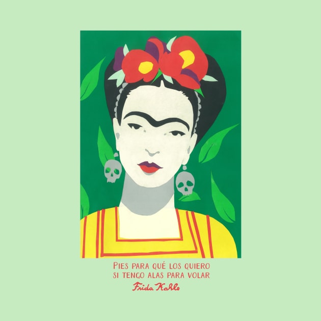 FRIDA KAHLO Mexican Feminist portrait painting by GalleryArtField