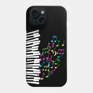 music notes piano Phone Case