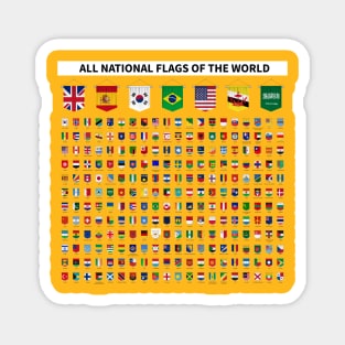 All flags of the world Magnet