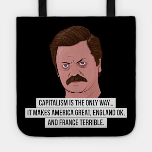 Ron Swanson - Capitalism Tote