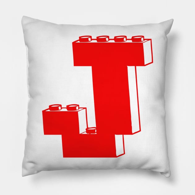 THE LETTER J, Customize My Minifig Pillow by ChilleeW