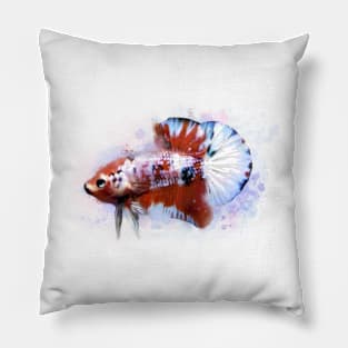 Candy koi betta fish Pillow