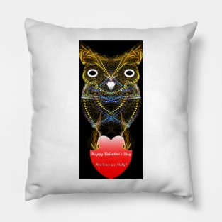 Hoo Loves Ya, Baby?  Hearty Owl Pillow