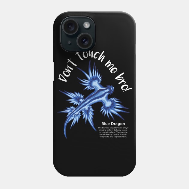 Blue Dragon Phone Case by Seamed Fit