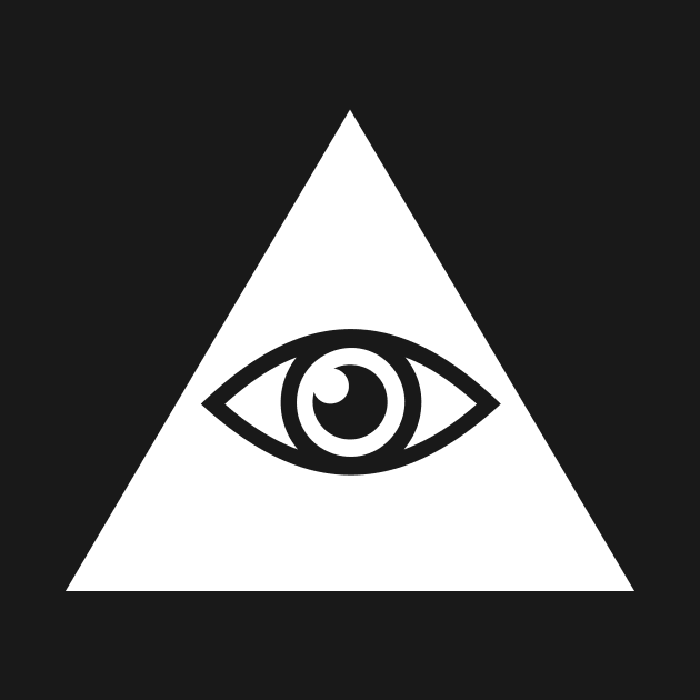 Illuminati Pyramid & Eye –– Rave EDM Design by MeatMan