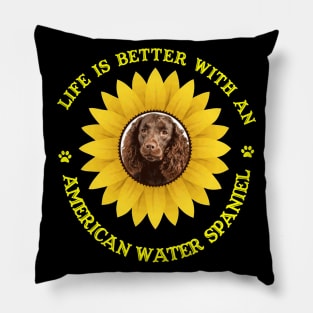 American Water Spaniel Lovers Pillow