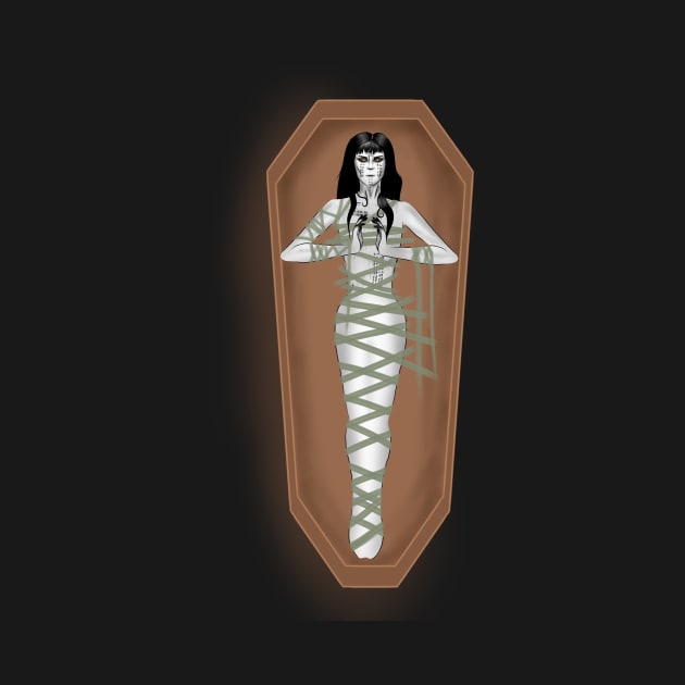 Egyptian Mummy with sarcophagus by RavenRarities