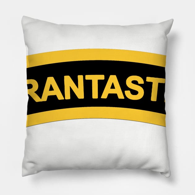 Trantastic Tab Pillow by thomtran