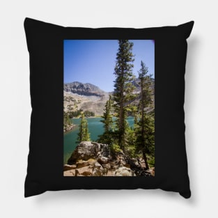 Beautiful Lake Agnes Colorado Pillow