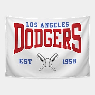 Retro Los Angeles Baseball Tapestry